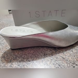1. STATE leather upper LEANNE mule